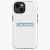 I Am Unwell Block Sticker // Call Her Daddy - Baby Blue Iphone Case Official Call Her Daddy Merch