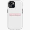 I Am Unwell Block Sticker // Call Her Daddy - Baby Pink Iphone Case Official Call Her Daddy Merch