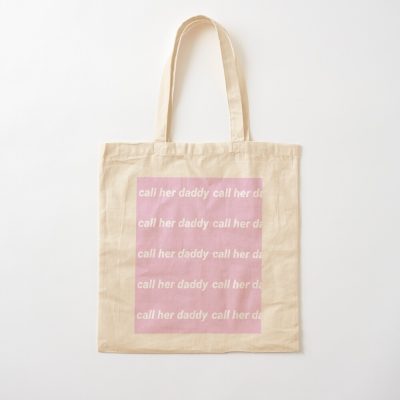 Call Her Daddy Pink Tote Bag Official Call Her Daddy Merch