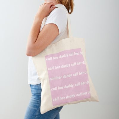 Call Her Daddy Pink Tote Bag Official Call Her Daddy Merch