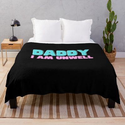 Call Her Daddy Quote | I Am Unwell Throw Blanket Official Call Her Daddy Merch