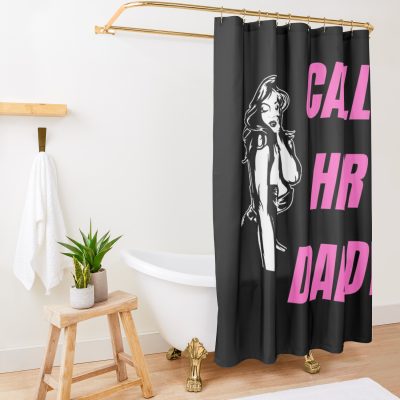 Call Her Daddy Quote Podcast Funny Shower Curtain Official Call Her Daddy Merch