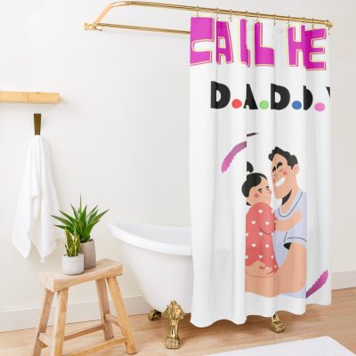 Call Her  Daddy Shower Curtain Official Call Her Daddy Merch